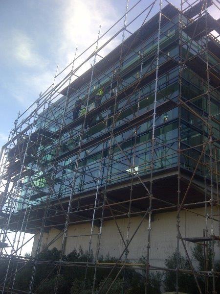 glass wall and roof joint sealing, roof
                  waterproofing & metal cladded flashing with
                  sealing